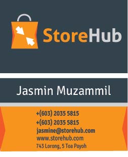 Visitenkarten-Design von MissyDesigns für StoreHub Sdn Bhd | Design #5141732
