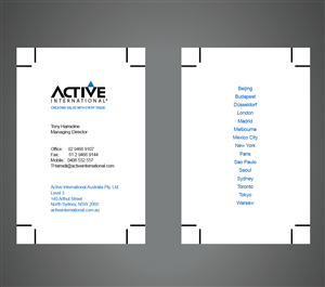 Diseño de Tarjeta de Presentación por Blind para este proyecto | Diseño: #1437491