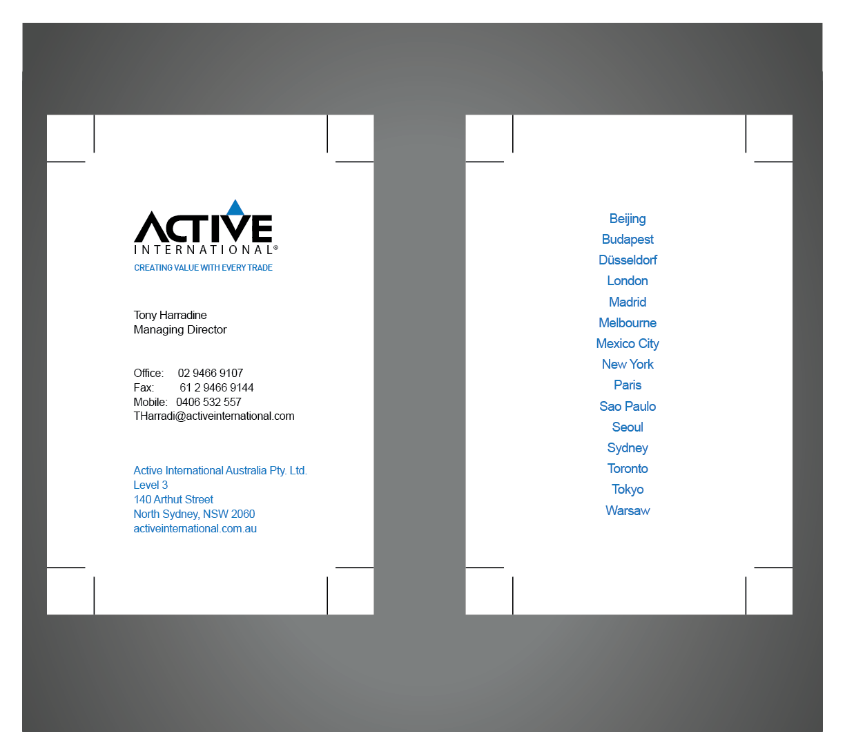 Diseño de Tarjeta de Presentación por Blind para este proyecto | Diseño #1437503