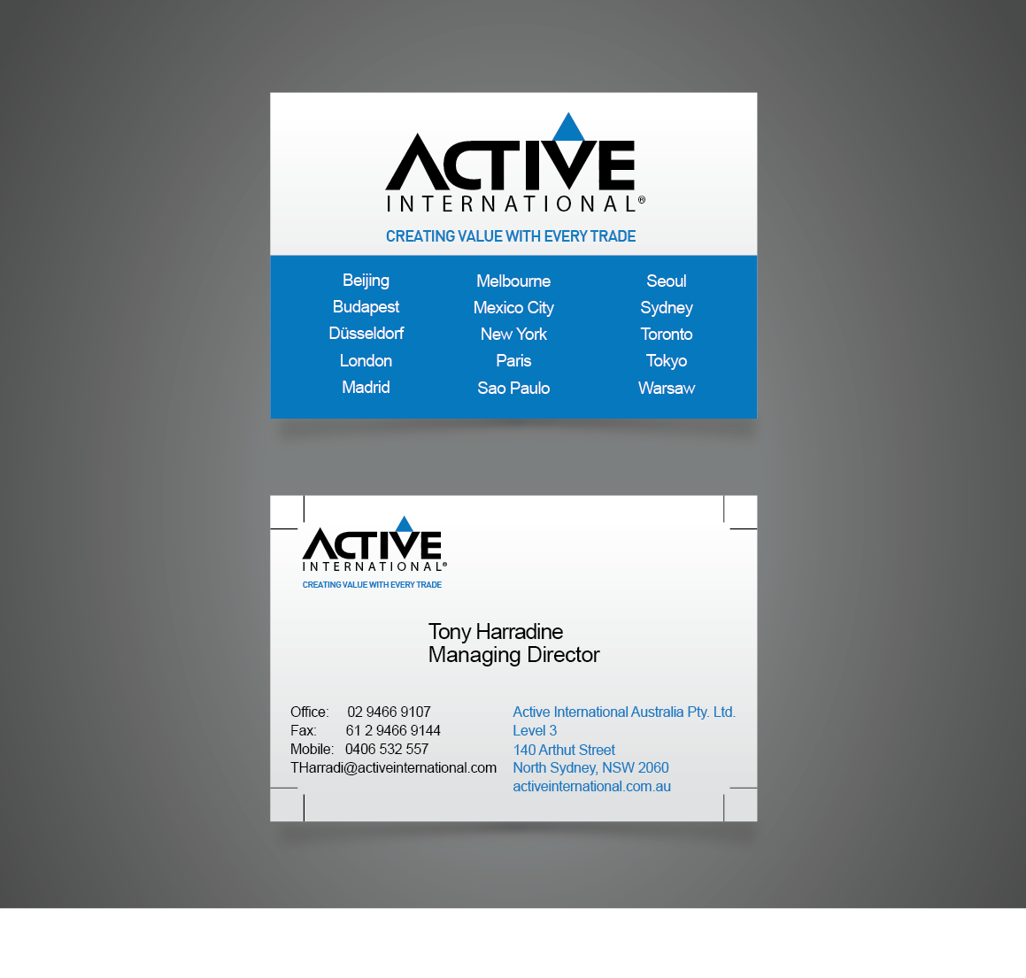 Diseño de Tarjeta de Presentación por Blind para este proyecto | Diseño #1438974