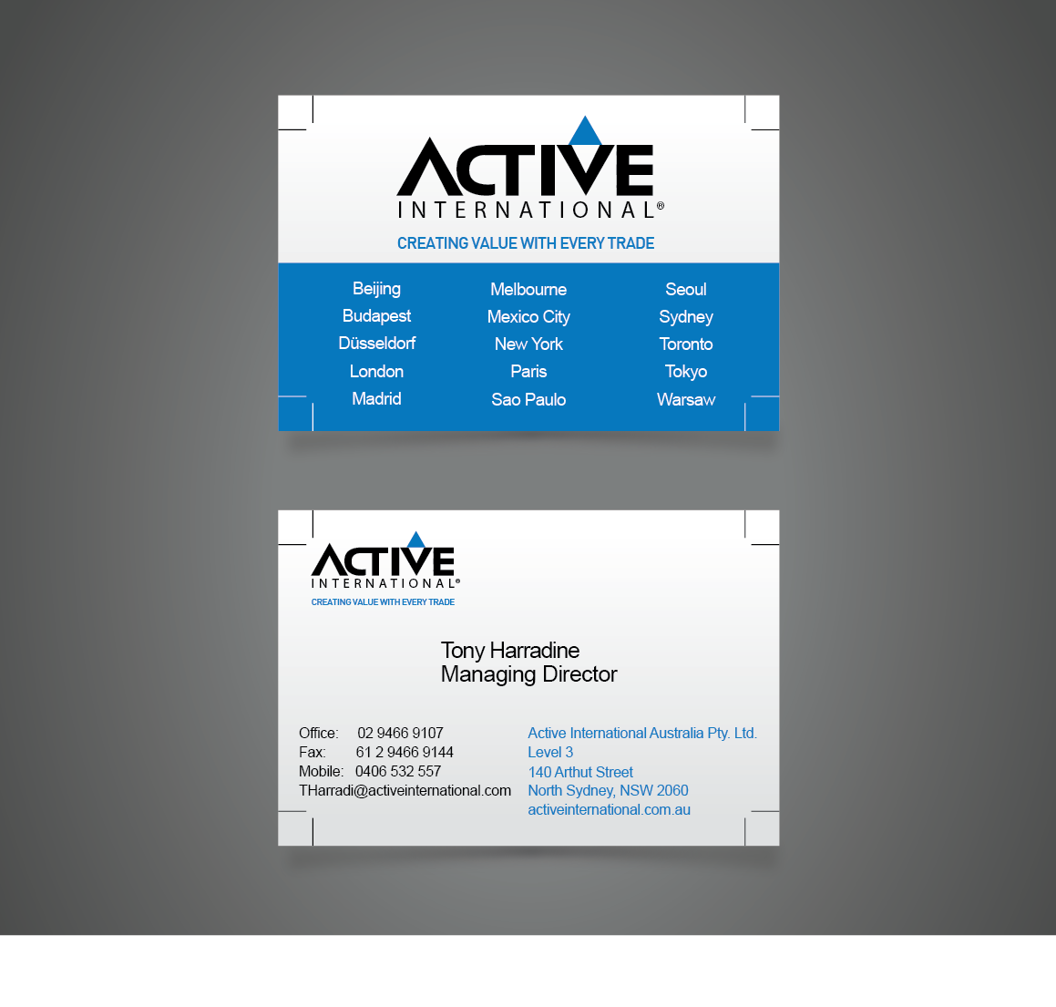 Diseño de Tarjeta de Presentación por Blind para este proyecto | Diseño #1438977