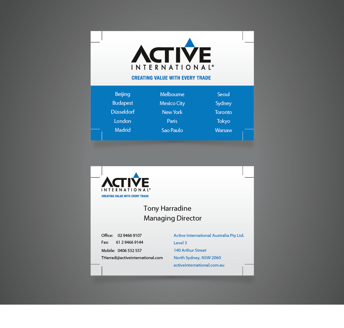 Diseño de Tarjeta de Presentación por Blind para este proyecto | Diseño #1439454