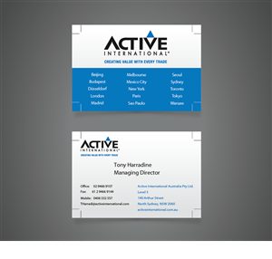 Diseño de Tarjeta de Presentación por Blind para este proyecto | Diseño: #1439454