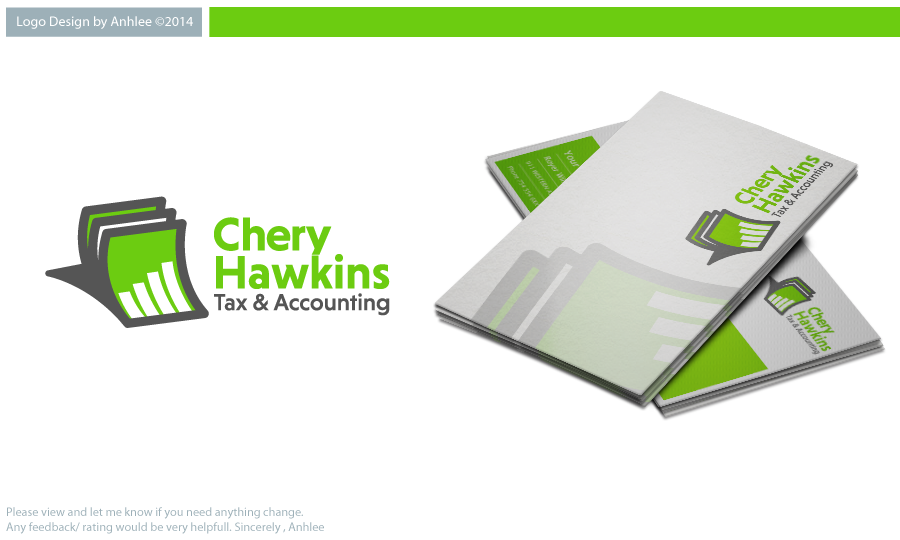 Logo Design by Anhlee for Cheryl Hawkins Tax/Accounting | Design #5201732