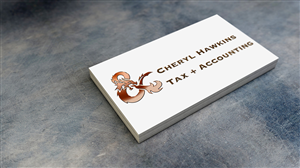 Logo Design by Mergo for Cheryl Hawkins Tax/Accounting | Design: #5159216