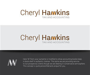 Logo Design by nandkumar for Cheryl Hawkins Tax/Accounting | Design #5150805