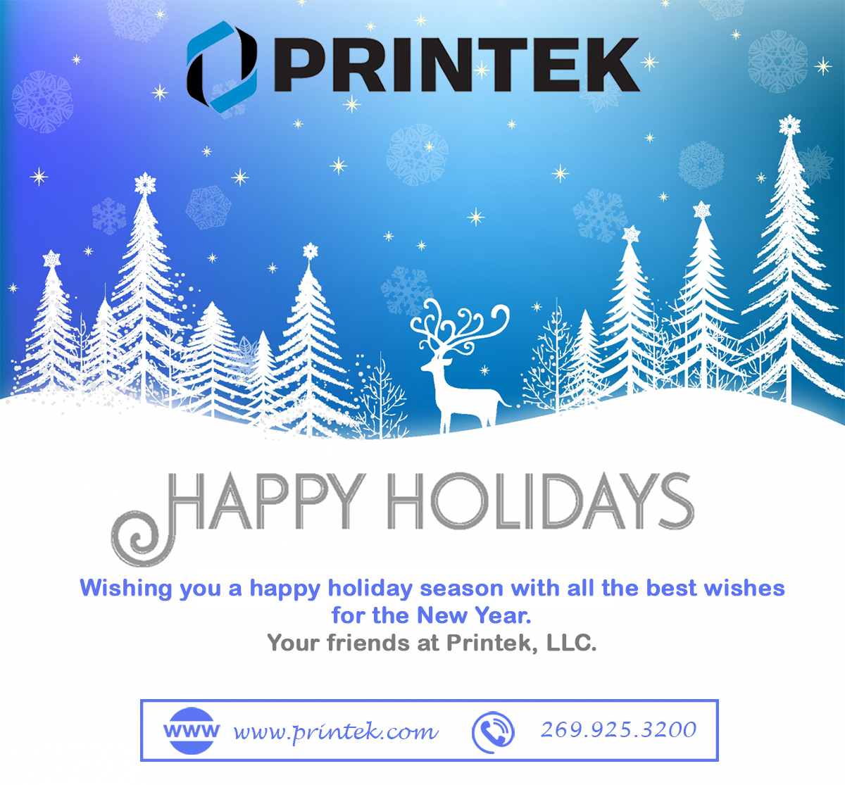 Diseño de Tarjeta por A.MAHER para Printek, LLC | Diseño #5156116