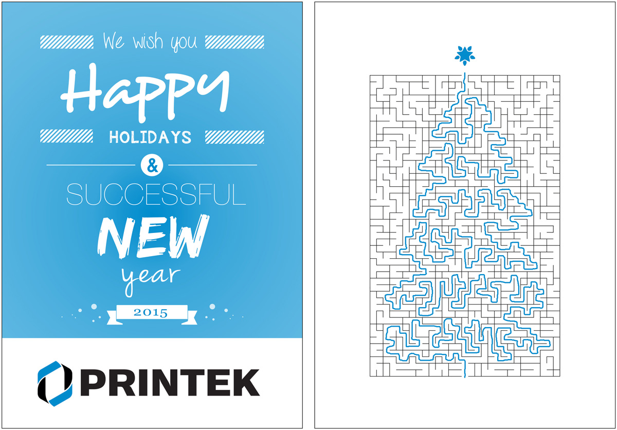 Karten-Design von Tomi and Edó für Printek, LLC | Design #5144722