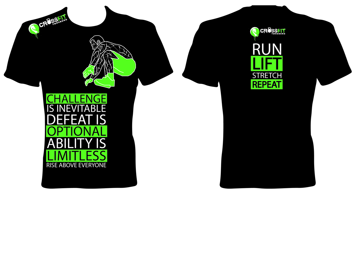 Diseño de Camiseta por jayneel_s para CrossFit T?nsberg AS | Diseño #5174442