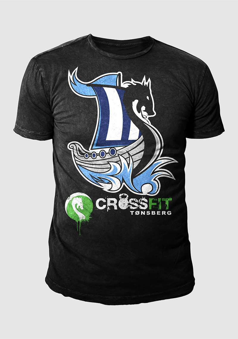 T-shirt Design by 777SKY for CrossFit T?nsberg AS | Design #5189666