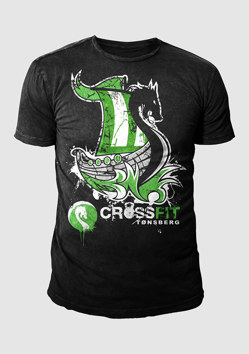 T-shirt Design by 777SKY for CrossFit T?nsberg AS | Design #5189702