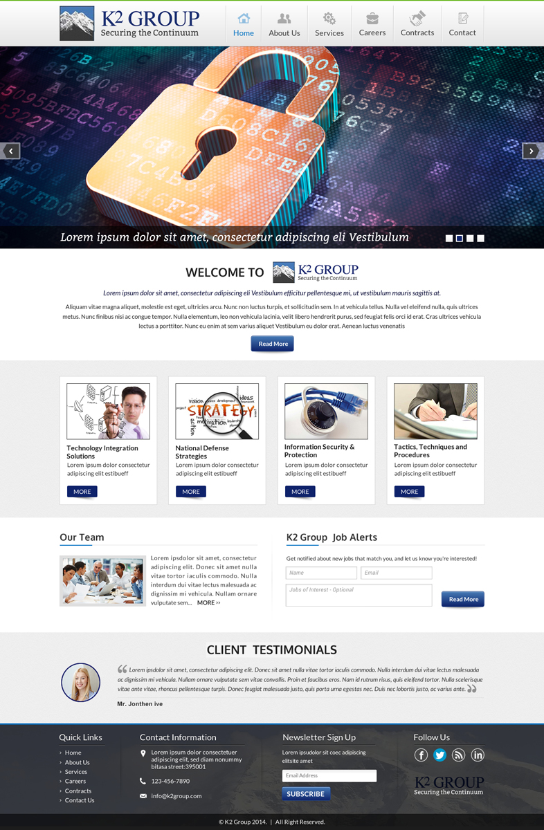 Web Design by Mac Ruskin for this project | Design #5157529