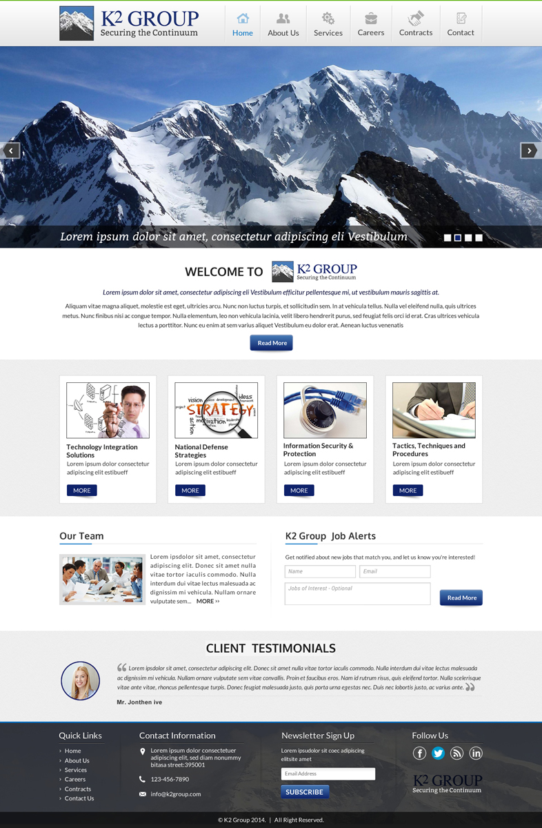 Web Design by Mac Ruskin for this project | Design #5157534