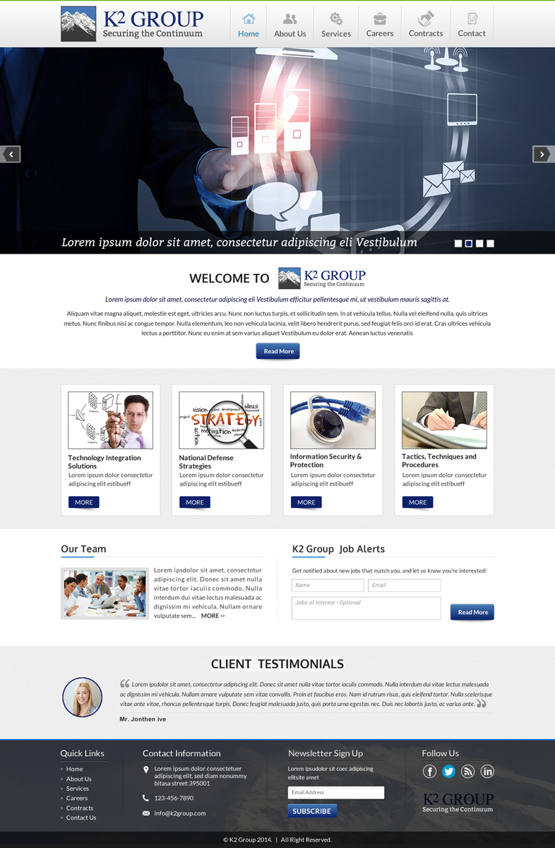 Web Design by Mac Ruskin for this project | Design #5157535