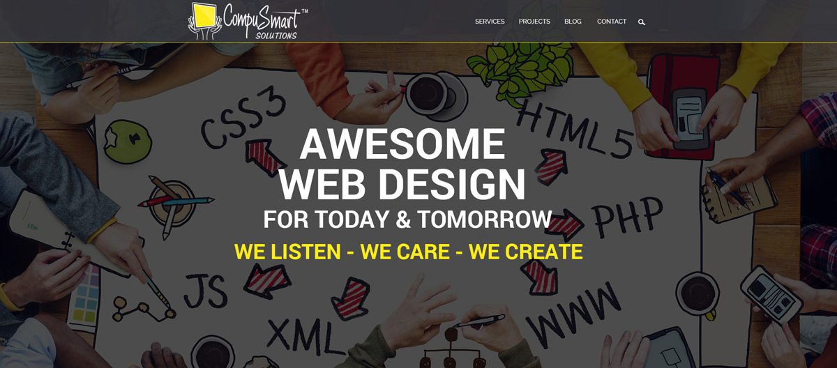 Banner-Design von Mila@CreativeMotions.com für CompuSmart Solutions | Design: #5148193