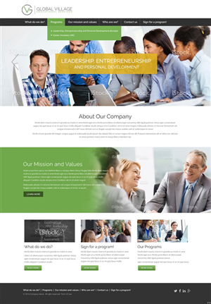 Web Design par pb pour ce projet | Design : #5150849