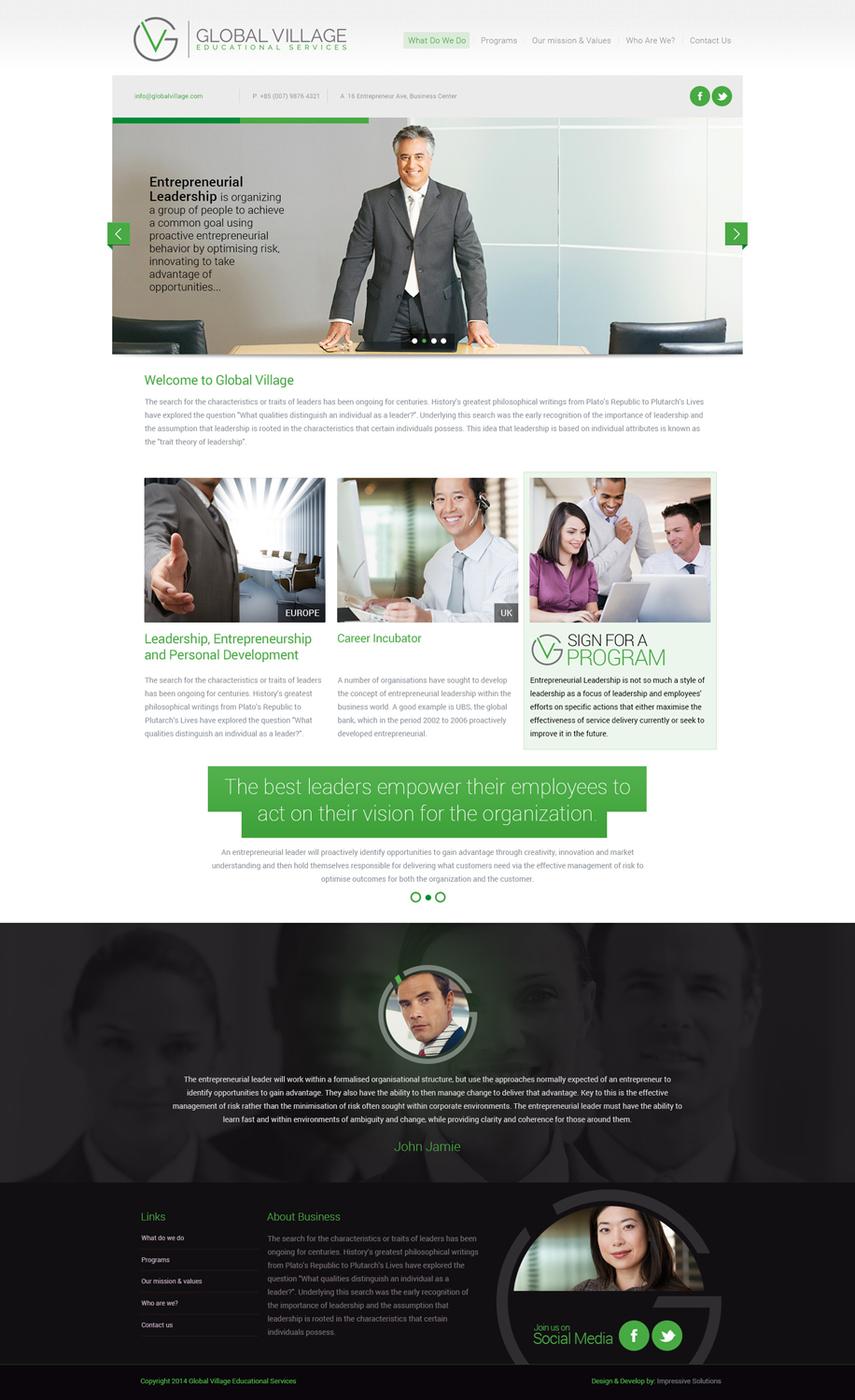 Web Design by Impressive Solutions for this project | Design #5148562