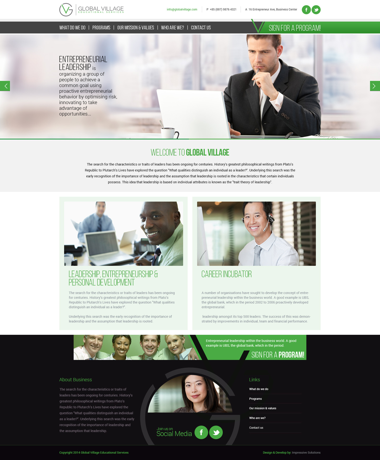 Web Design by Impressive Solutions for this project | Design #5148565