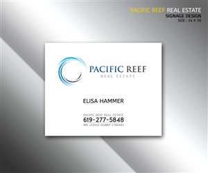 Diseño de Señalética por MicroZ para Pacific Reef Real Estate | Diseño: #5149128