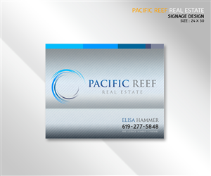 Diseño de Señalética por MicroZ para Pacific Reef Real Estate | Diseño: #5149200