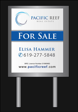 Diseño de Señalética por Joy16589 para Pacific Reef Real Estate | Diseño: #5174210