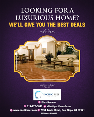 Signage Design by Ramaling Belkote for Pacific Reef Real Estate | Design #5155269