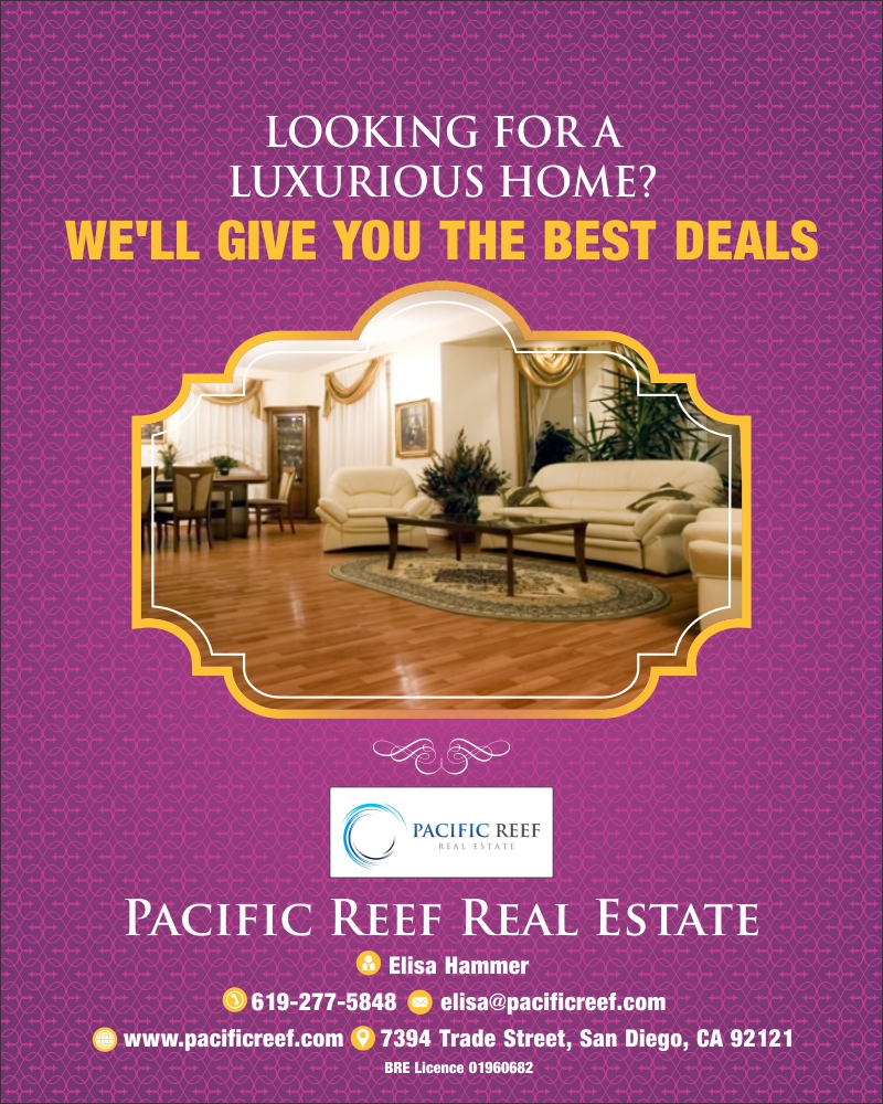 Diseño de Señalética por Ramaling Belkote para Pacific Reef Real Estate | Diseño #5155288