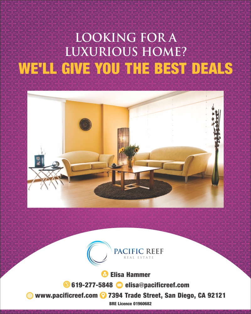 Signage Design by Ramaling Belkote for Pacific Reef Real Estate | Design #5155318