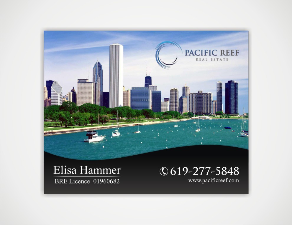 Signage Design by foxwolf for Pacific Reef Real Estate | Design #5179428