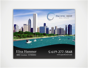Diseño de Señalética por foxwolf para Pacific Reef Real Estate | Diseño: #5179428
