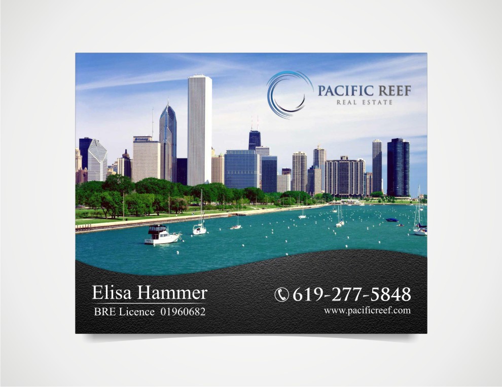 Signage Design by foxwolf for Pacific Reef Real Estate | Design #5179429