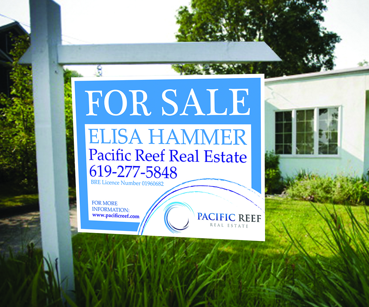 Signage Design by BMF Design for Pacific Reef Real Estate | Design #5233806