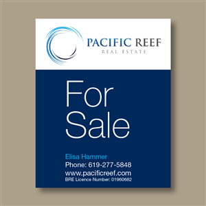 Diseño de Señalética por dotnot para Pacific Reef Real Estate | Diseño: #5156672
