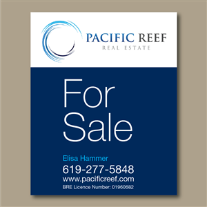 Diseño de Señalética por dotnot para Pacific Reef Real Estate | Diseño: #5157155