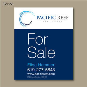 Diseño de Señalética por dotnot para Pacific Reef Real Estate | Diseño: #5161513