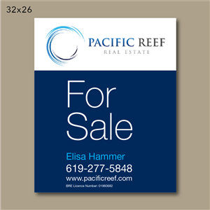Diseño de Señalética por dotnot para Pacific Reef Real Estate | Diseño: #5161932