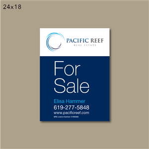 Diseño de Señalética por dotnot para Pacific Reef Real Estate | Diseño: #5161935