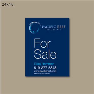 Diseño de Señalética por dotnot para Pacific Reef Real Estate | Diseño: #5176965