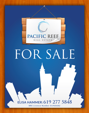 Signage Design by Mac Ruskin for Pacific Reef Real Estate | Design #5173728
