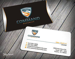 Command Security Services | Business Card Design by SKYdesign