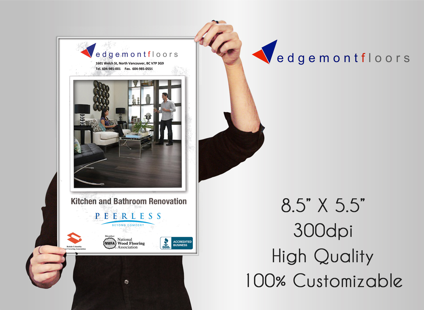 Design de Flyer par Creative Chamber pour Edgemont Floors | Design #1494674
