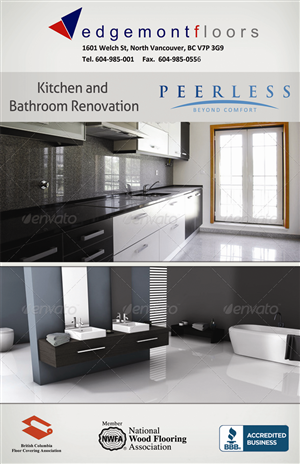 Diseño de Flyer por Creative Chamber para Edgemont Floors | Diseño: #1520049