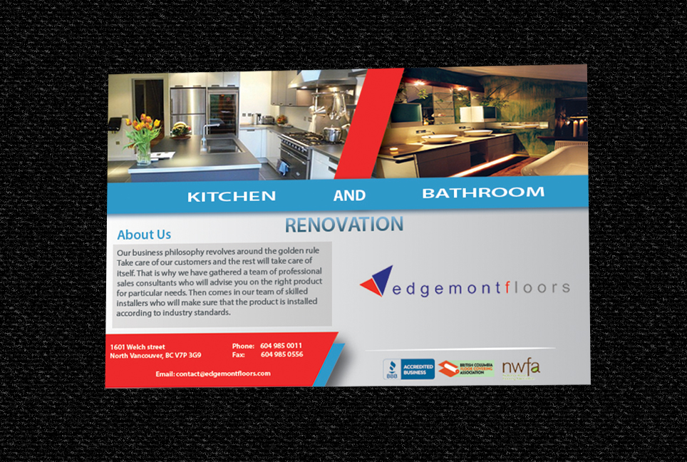 Flyer-Design von V.George für Edgemont Floors | Design #1474355