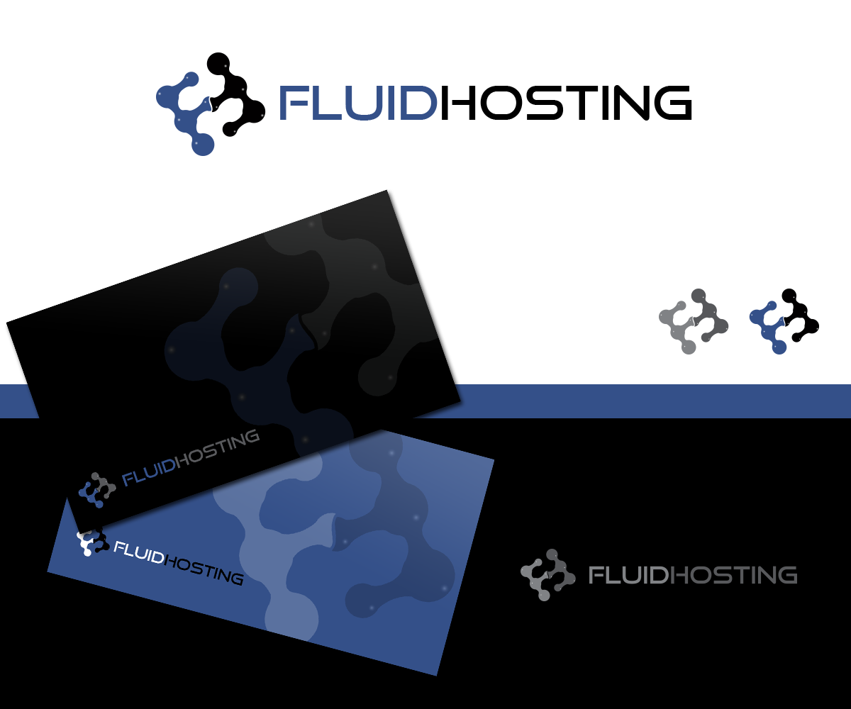 Logo Design by elevenz for Fluid Hosting LLC | Design #1446315