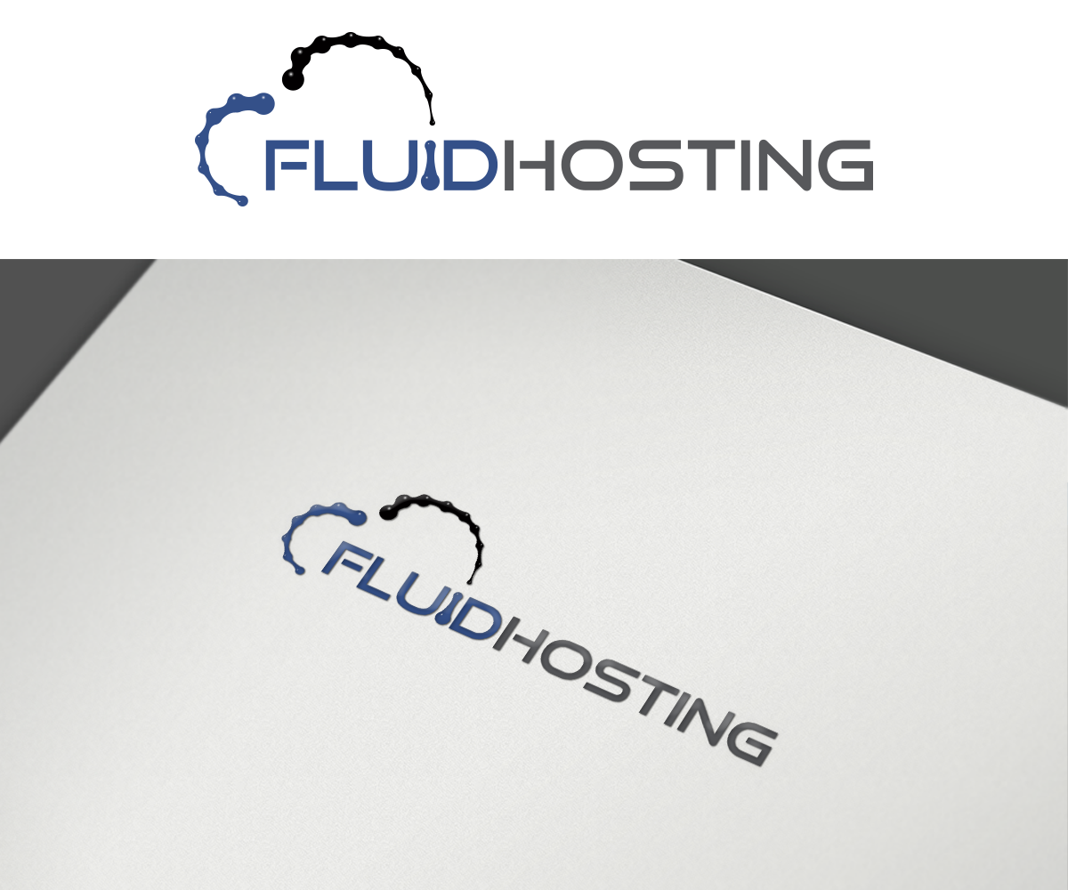 Logo Design by elevenz for Fluid Hosting LLC | Design #1467002