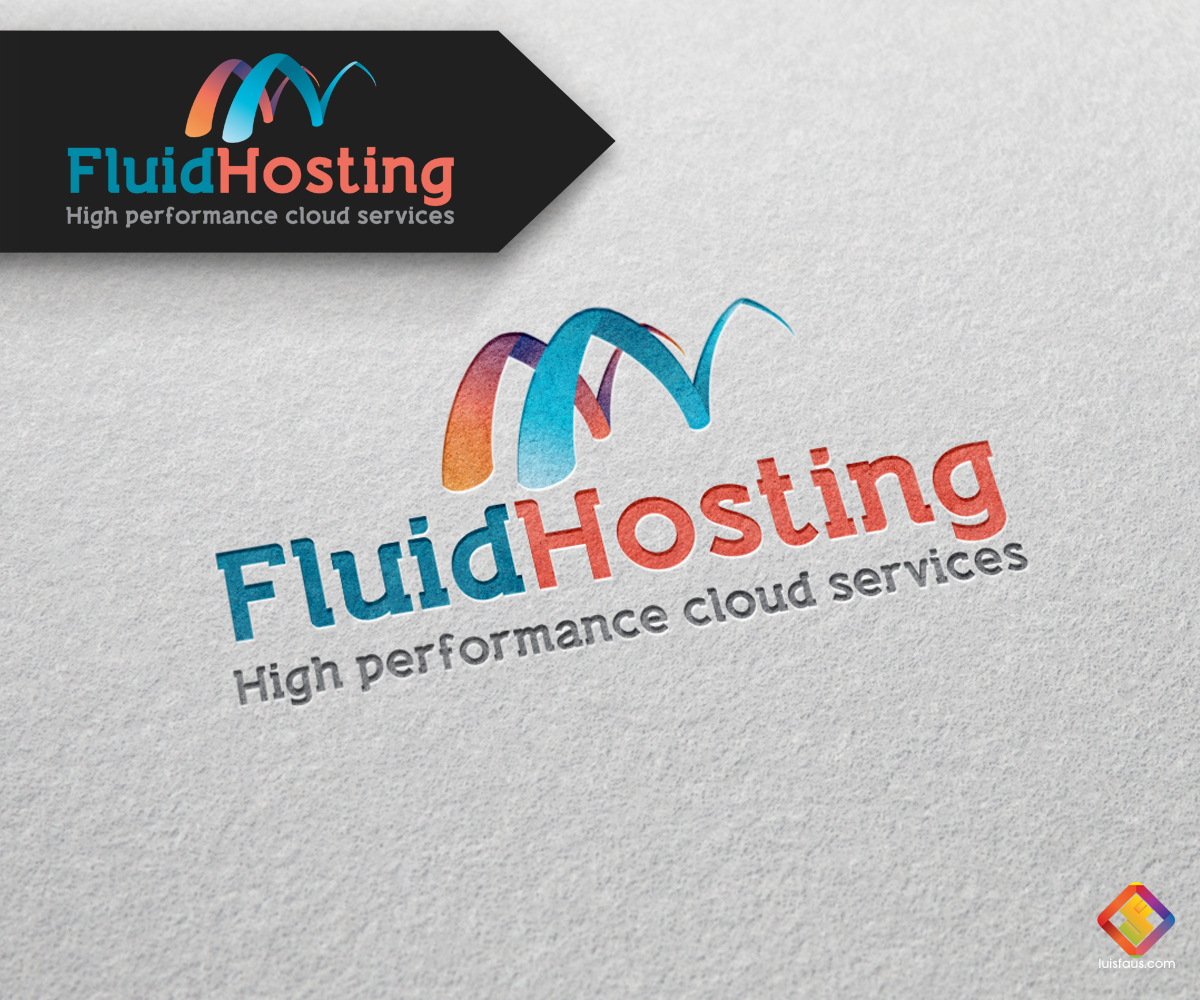 Logo Design by LuisFaus for Fluid Hosting LLC | Design #1442904