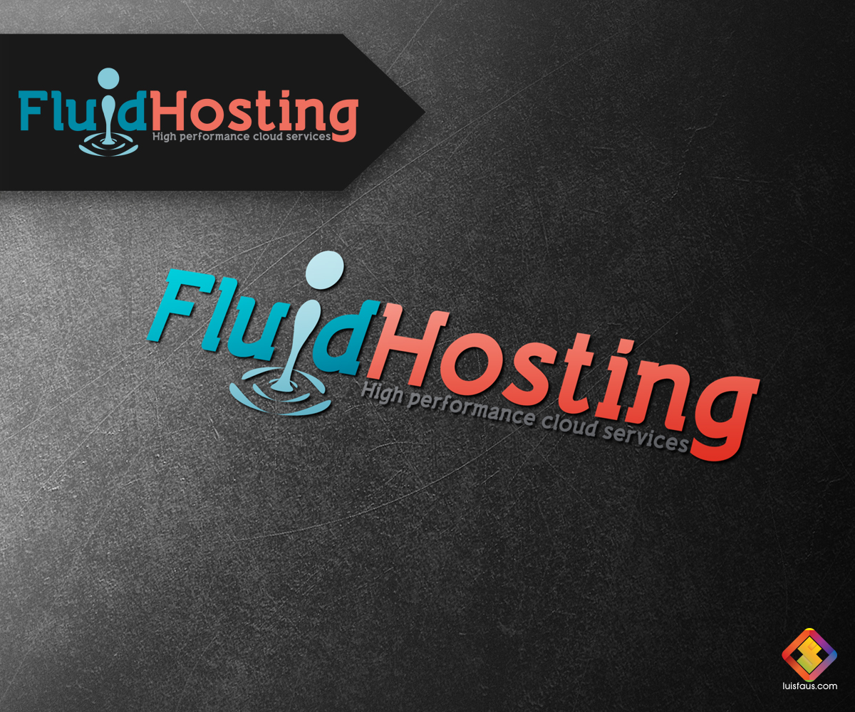 Logo Design by LuisFaus for Fluid Hosting LLC | Design #1447427