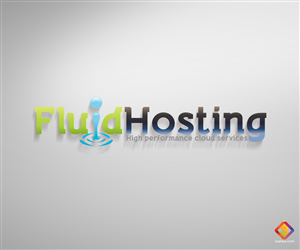 Diseño de Logo por LuisFaus para Fluid Hosting LLC | Diseño: #1468220