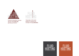 Diseño de Logo por Pablo Acedo para Fluid Hosting LLC | Diseño #1442568