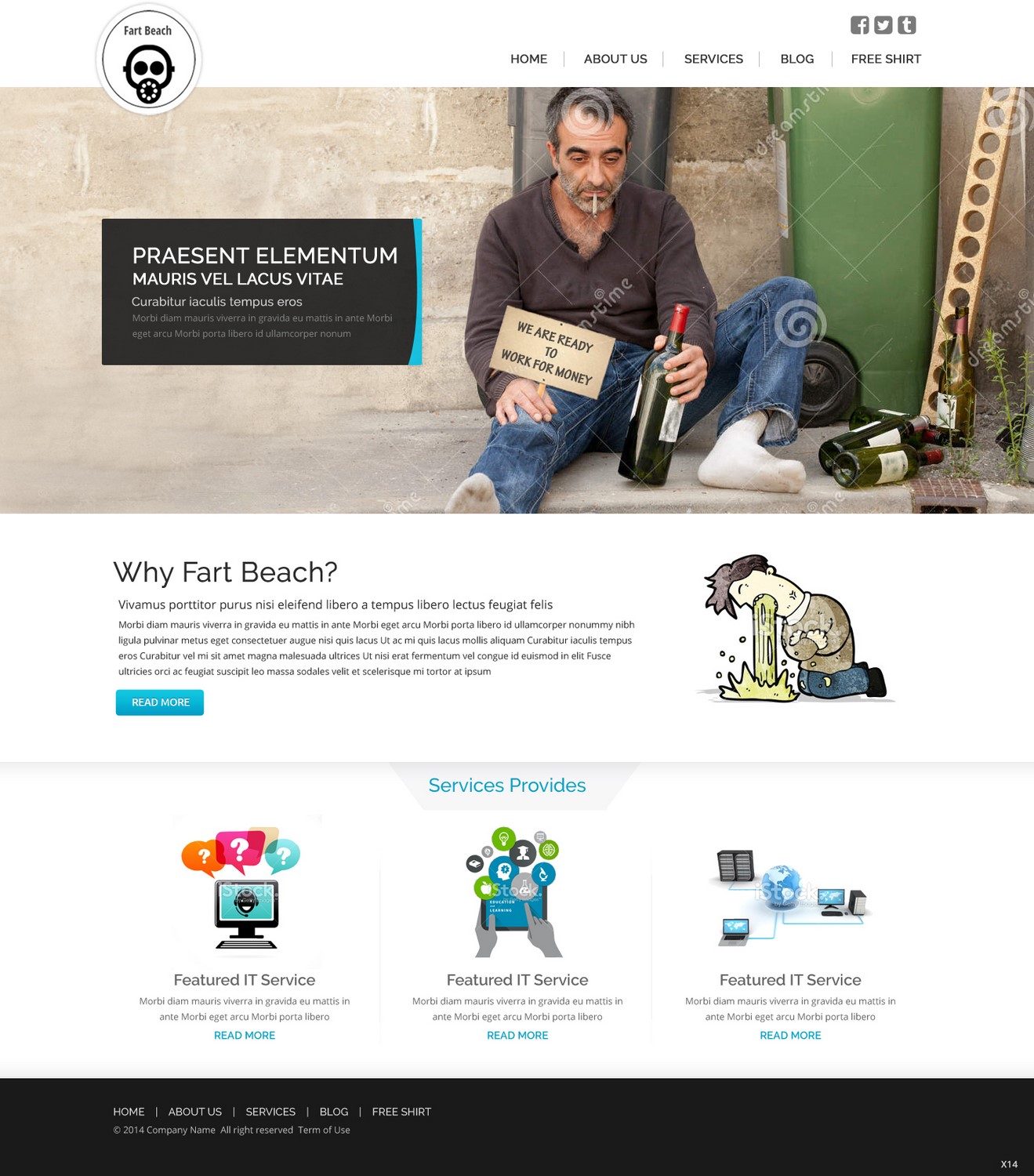 Web Design by pb for FountainheadME.com | Design #5164940